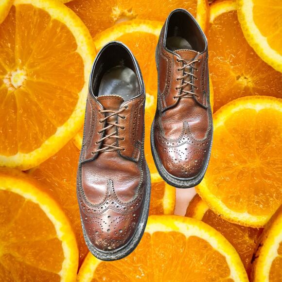 Crown Imperial Brown Leather‎ Oxfords Size 8D main image 10